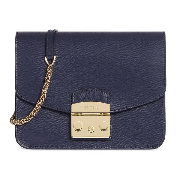Túi Đeo Chéo Furla Metropolis S Crossbody Màu Xanh Navy Notte G Size 17