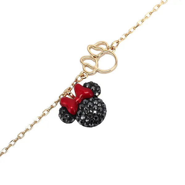 Vòng Tay Swarovski Minnie Bracelet, Black, Gold-tone Plated 5566690 - Trang sức - Vua Hàng Hiệu