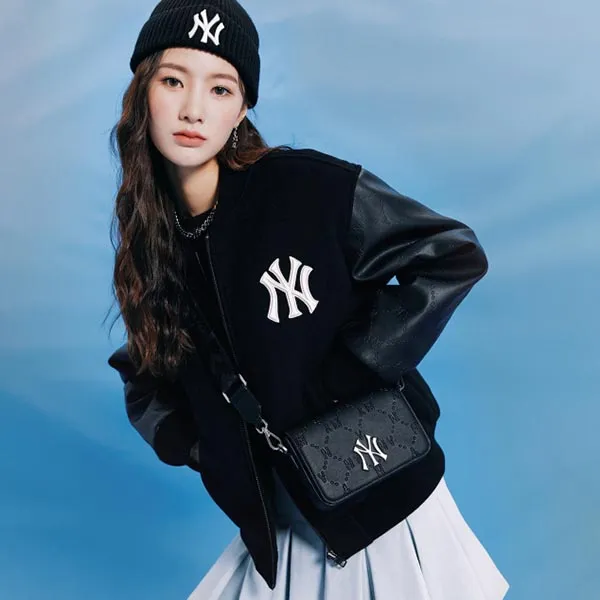 Túi Xách MLB Monogram Embo 3ACRS041N-50BKS Màu Đen