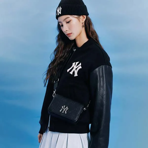 Túi Xách MLB Monogram Embo 3ACRS041N-50BKS Màu Đen