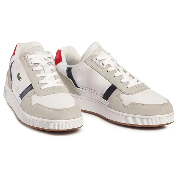 Giày Thể Thao Lacoste T-Clip 120 Màu Trắng/Xanh Navy Size 40 - Giày - Vua Hàng Hiệu
