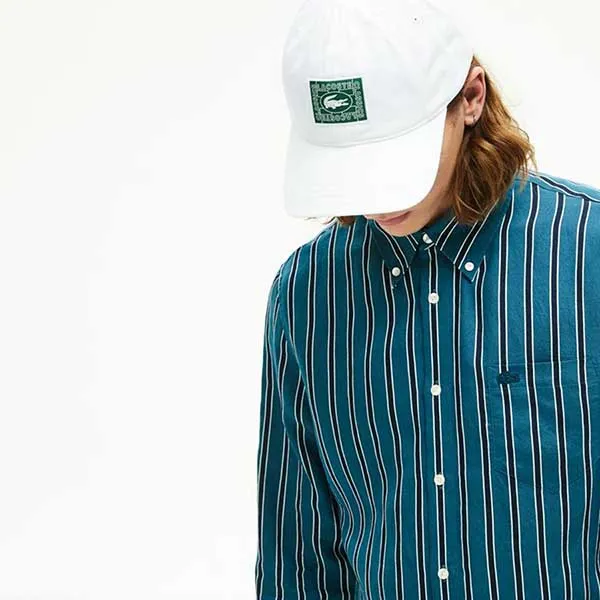 Mũ Lacoste Unisex Timsah RK4710L Logo Cá Sấu Màu Trắng - Mũ nón - Vua Hàng Hiệu
