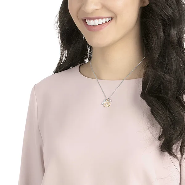 Dây Chuyền Swarovski Crystal Zodiac Pendant Sagittarius Pink Rhodium Plating 5349221
