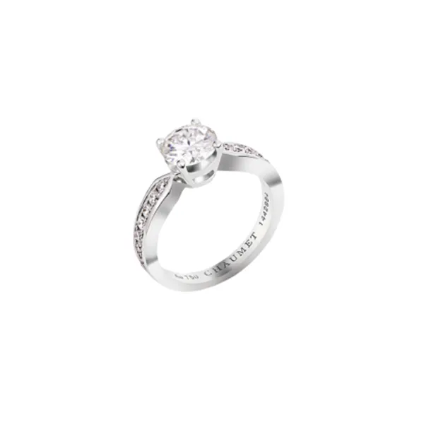 Nhẫn Chaumet Solitaire Joséphine Éclat d’Éternité Ring White Gold Full Pavé Vàng Trắng - Trang sức - Vua Hàng Hiệu