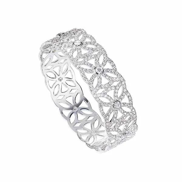 Vòng Đeo Tay Piaget Rose Dimond Bracelet G36LB100 Vàng Trắng - Trang sức - Vua Hàng Hiệu