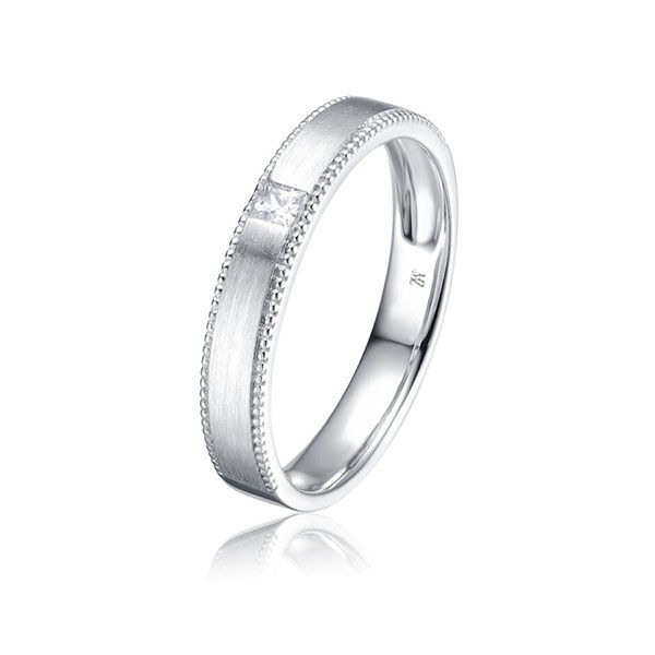 Nhẫn Cưới Meez Our Treasure Wedding Ring Vàng Trắng - 2