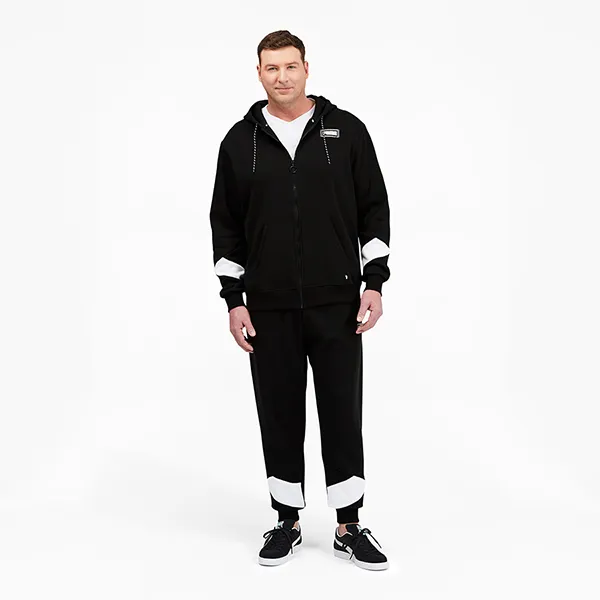 Áo Hoodie Puma Rebel Men's Full Zip Màu Đen Size M