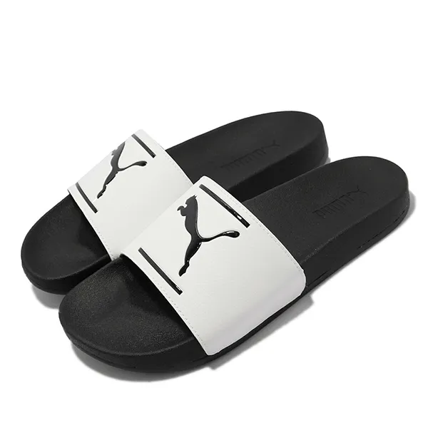 Dép Quai Ngang Puma Leadcat FTR Comfort Màu Đen Trắng
