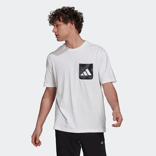Áo Phông Adidas Short Sleeve Graphic Tshirt GU3634 Màu Trắng Size S - Thời trang - Vua Hàng Hiệu