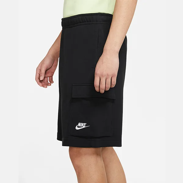 Quần Short Nike Sportswear Club Men's French Terry Cargo Shorts Màu Đen Size L - Thời trang - Vua Hàng Hiệu