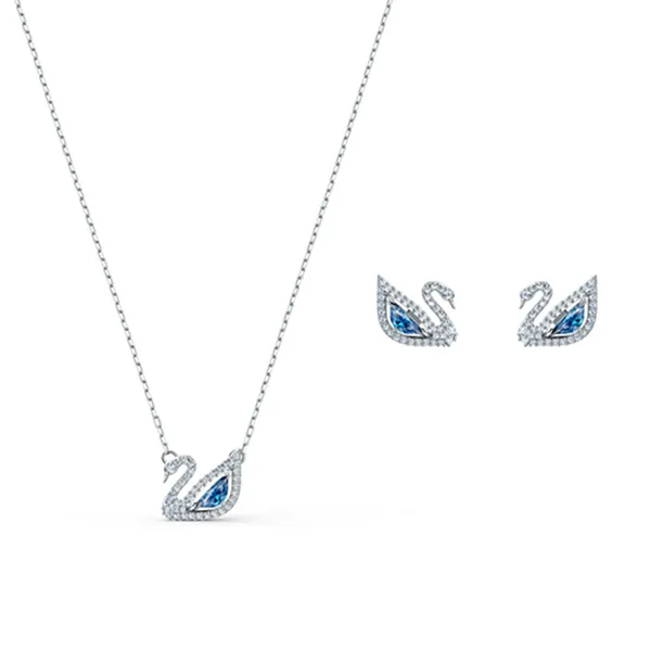 Set Dây Chuyền Khuyên Tai Swarovski Jewellery Set 5521471 - Trang sức - Vua Hàng Hiệu