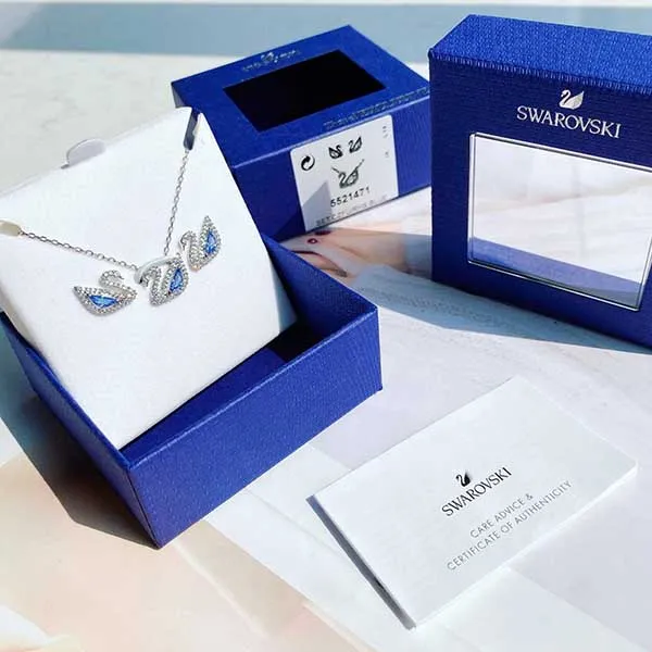 Set Dây Chuyền Khuyên Tai Swarovski Jewellery Set 5521471 - Trang sức - Vua Hàng Hiệu