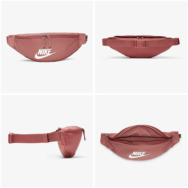 Túi Đeo Chéo Nike Sportswear Heritage Hip Bag - Canyon Pink (BA5750-689) Màu Hồng