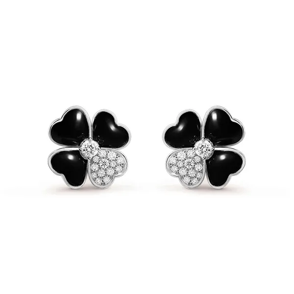 Khuyên Tai Jewery Luxury Floral Earrings