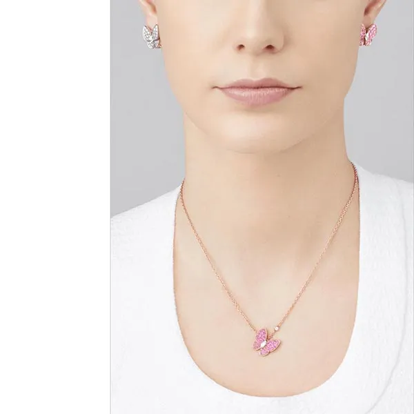Dây Chuyền Jewery Luxury Two Butterfly Pendant Vàng Hồng - Trang sức - Vua Hàng Hiệu