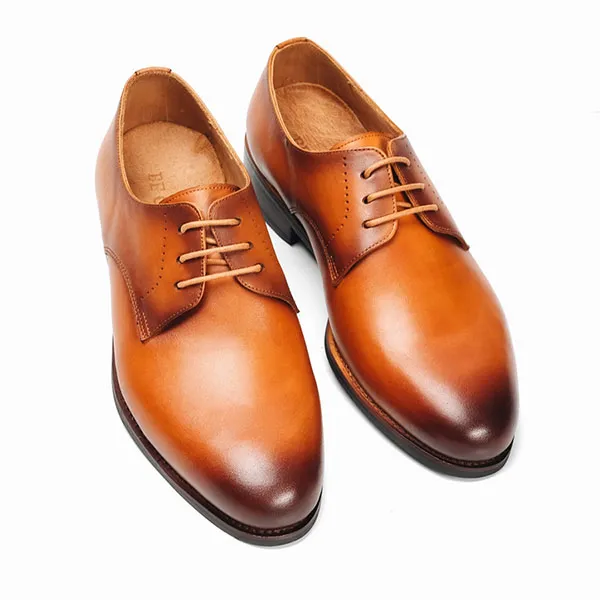 Giày Tây Be Classy Derby - DB20 Màu Nâu Vàng - Giày - Vua Hàng Hiệu