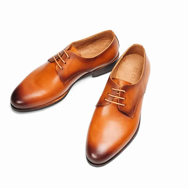 Giày Tây Be Classy Derby - DB20 Màu Nâu Vàng - Giày - Vua Hàng Hiệu