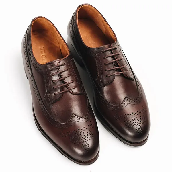 Giày Tây Be Classy Classic Brogues Derby - DB18 Màu Nâu - Giày - Vua Hàng Hiệu