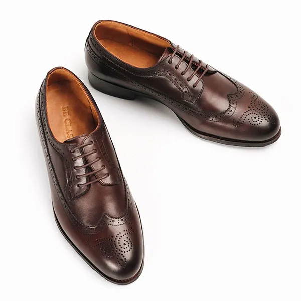 Giày Tây Be Classy Classic Brogues Derby - DB18 Màu Nâu - Giày - Vua Hàng Hiệu