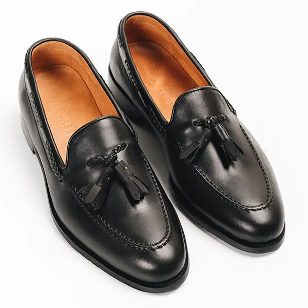 Giày Tây Be Classy Classic Tonkin Tassel Loafer - LF12 Màu Đen - Giày - Vua Hàng Hiệu