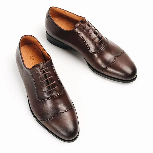 Giày Tây Be Classy Double Stitches Oxford - OF22 Màu Nâu