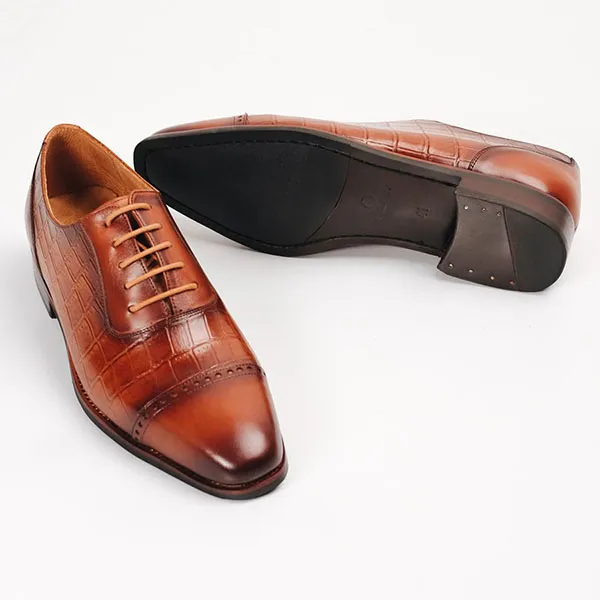 Giày Tây Be Classy The Wiz Oxford - OF30 Màu Nâu Vàng - Giày - Vua Hàng Hiệu