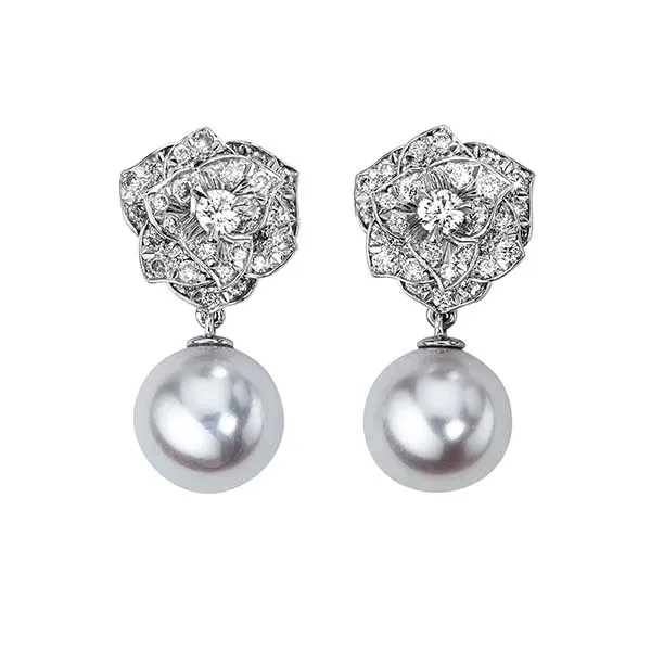 Khuyên Tai Piaget White Gold Diamond Earrings G38U0067 Vàng Trắng - Trang sức - Vua Hàng Hiệu