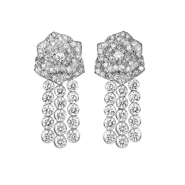 Khuyên Tai Piaget White Gold Diamond Earrings G38U0068 Vàng Trắng - 2