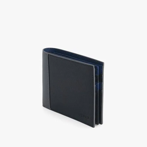 Ví Nam Pedro Textured Leather Bi-Fold Wallet with Flip PM4-16500050 Màu Đen