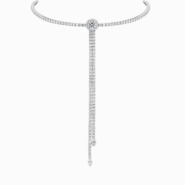 Dây Chuyền CZ Lộc Phúc Fine Jewelry VFH0943ANWWG.06 Vàng Trắng - Trang sức - Vua Hàng Hiệu
