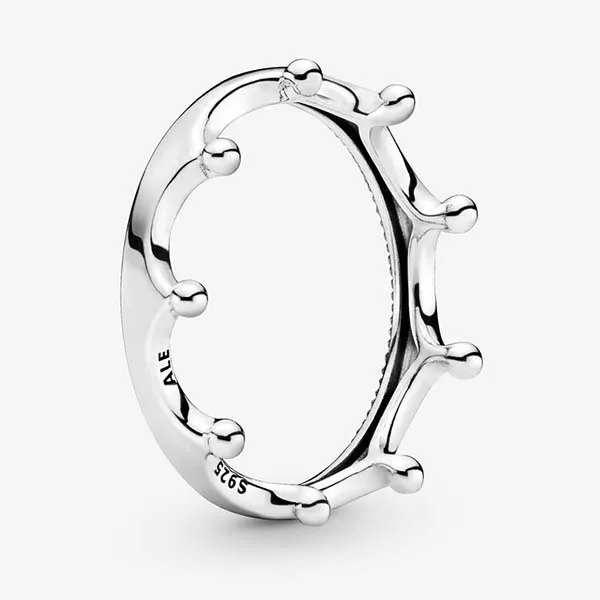 Nhẫn Nữ Pandora Polished Crown Ring Màu Bạc - Trang sức - Vua Hàng Hiệu