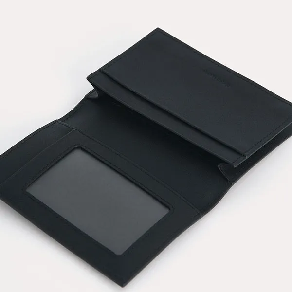 Ví Nam Pedro Textured Leather Bi-Fold Cardholder PM4-25940081 Màu Đen
