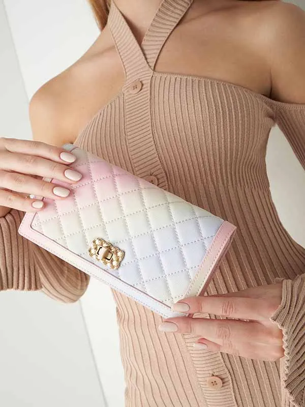 Túi Xách Nữ Charles & Keith CNK Micaela Quilted Phone Pouch Multi 70840448