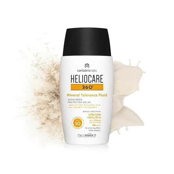 Kem Chống Nắng Heliocare 360 Mineral Tolerance Fluid SPF 50, 50ml - Kem chống nắng - Vua Hàng Hiệu