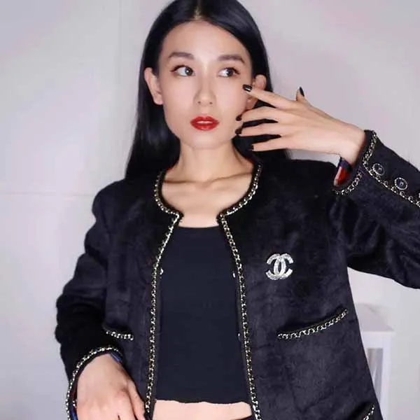 Cài Áo Chanel Other Jewels Logo CC Strass A63085 Màu Bạc