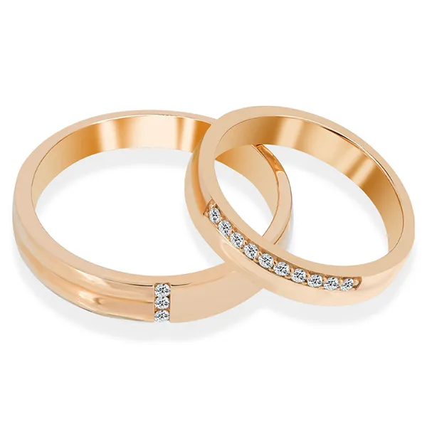 Nhẫn Cưới Jemmia Diamond Moissanite 14K NC2021061957 Màu Vàng (Giá Chưa Bao Gồm Đá Chủ) - Trang sức - Vua Hàng Hiệu