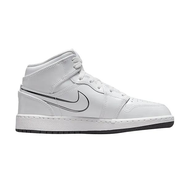 Giày Thể Thao Nike Air Jordan 1 Mid GS Schematic Màu Trắng Size 39 - Giày - Vua Hàng Hiệu