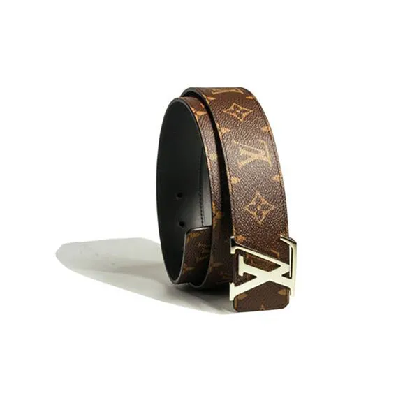 Thắt Lưng Nam Louis Vuitton LV 40mm Reversible Belt Màu Nâu Size 90