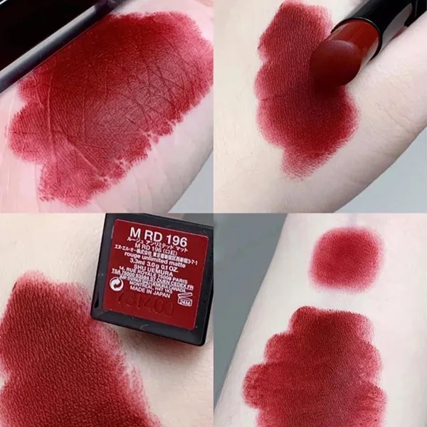 Son Shu Uemura M RD 196 Đỏ Đậm Quyến Rũ - Son Môi - Vua Hàng Hiệu