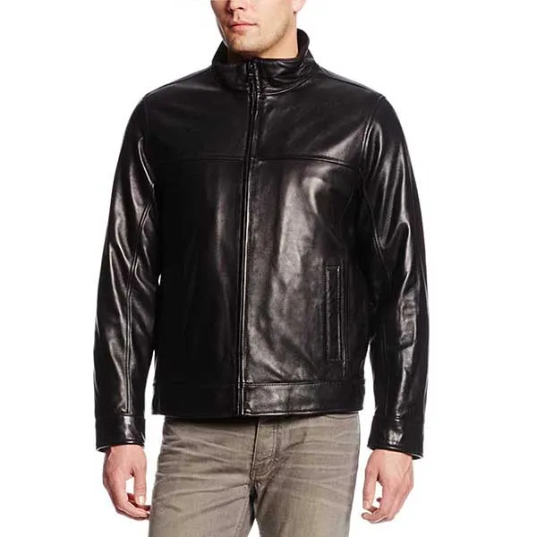Áo Khoác Da Nam Tommy Hilfiger Classic Leather Jacket Màu Đen - Thời trang - Vua Hàng Hiệu