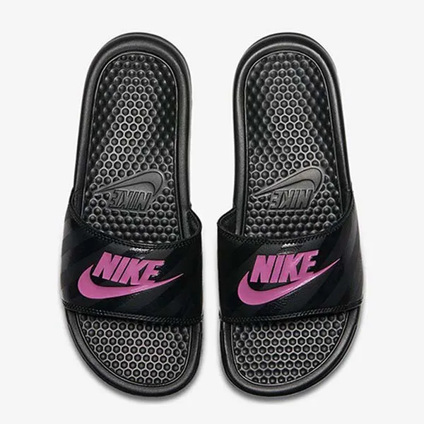 Dép Nike Benassi Just Do It Black Pink Màu Đen Hồng - Dép - Vua Hàng Hiệu