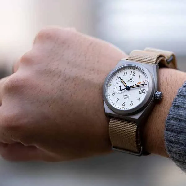 Đồng Hồ Nam Boldr Venture Wayfarer-Khaki Màu Be Trắng - Đồng hồ - Vua Hàng Hiệu