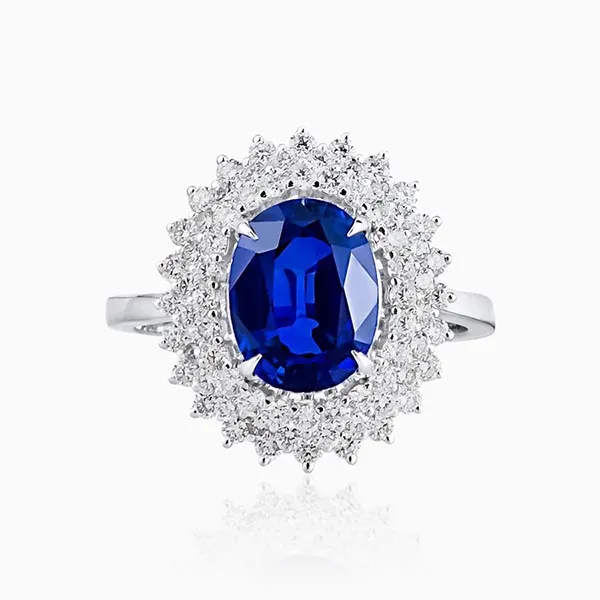 Nhẫn Lộc Phúc Fine Jewelry F1B.QCS0050R Vàng Trắng Đính Kim Cương