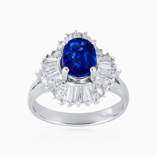 Nhẫn Lộc Phúc Fine Jewelry F1C.PLATIN003 Vàng Trắng Đính Kim Cương