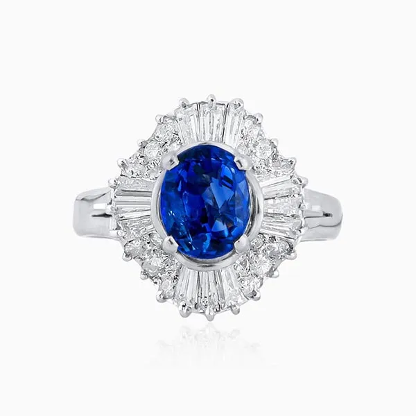 Nhẫn Lộc Phúc Fine Jewelry F1C.PLATIN003 Vàng Trắng Đính Kim Cương