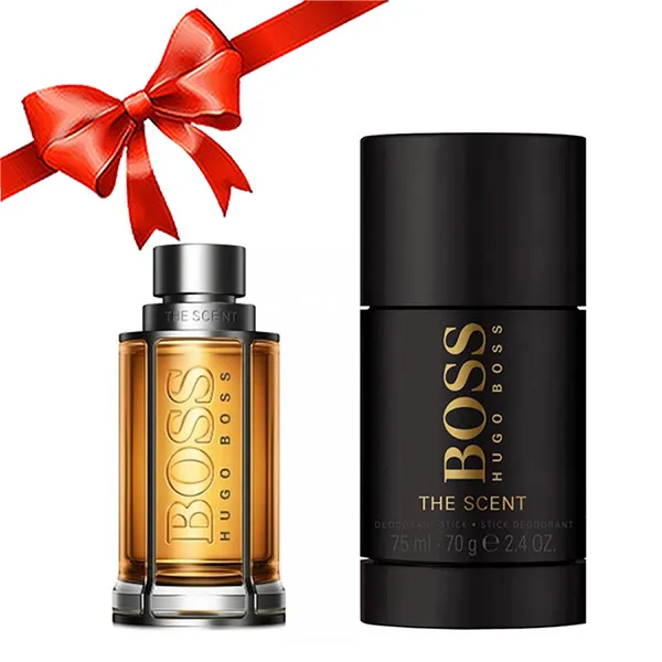 Combo Hugo Boss The Scent (Nước Hoa 100ml + Lăn Khử Mùi 75ml)