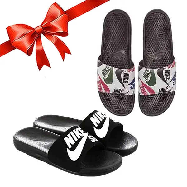 Combo Dép Nike Benassi Multicolor Size 41 Và Scarpe Size 38.5