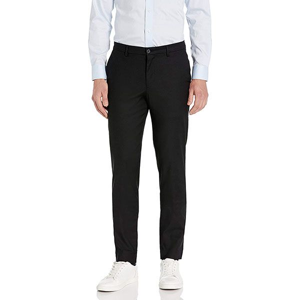 Quần Tây Nam Calvin Klein CK Modern Stretch Chino Wrinkle Resistant Pants Màu Đen - 2