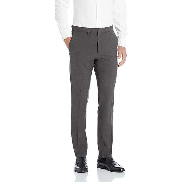 Quần Tây Kenneth Cole Reaction 4-Way Stretch Solid Gab Slim Fit Dress Pant Màu Xám - Thời trang - Vua Hàng Hiệu