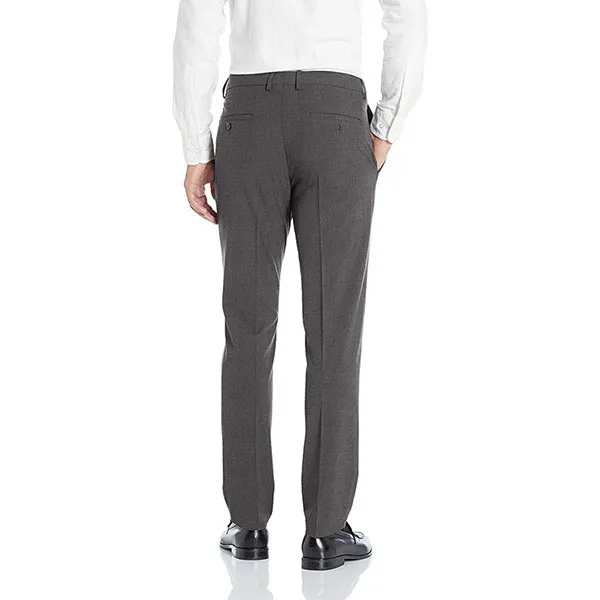 Quần Tây Kenneth Cole Reaction 4-Way Stretch Solid Gab Slim Fit Dress Pant Màu Xám - Thời trang - Vua Hàng Hiệu